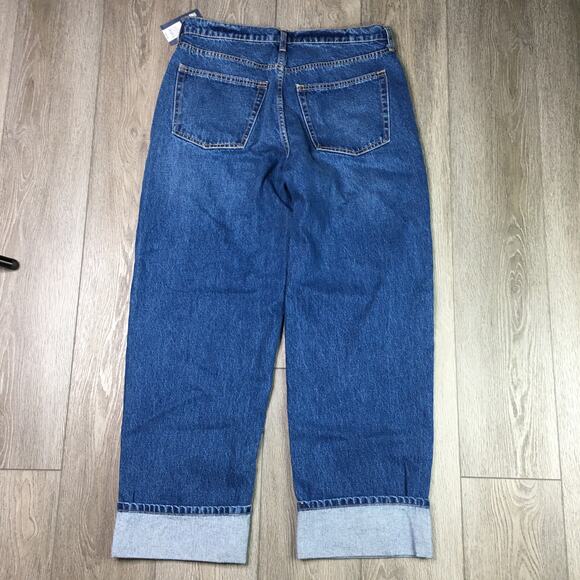 Universal Thread Mid-Rise 90s Baggy Blue Jeans Relaxed Hip  Size 10 NWT - Picture 2 of 9